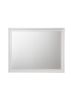 Naima White Finish Mirror